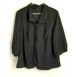 Maggie Barnes Paisley Cape Coat Size 1X 18/20W